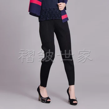 

FREE SHIPPING fold elastic pencil pants show thin big yards IN STOCK