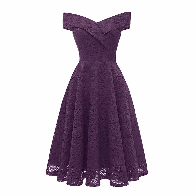 Sisjuly женское вечернее платье размера плюс, розовое бордовое фиолетовое белое темно-синее готическое черное платье для офиса - Цвет: Grape