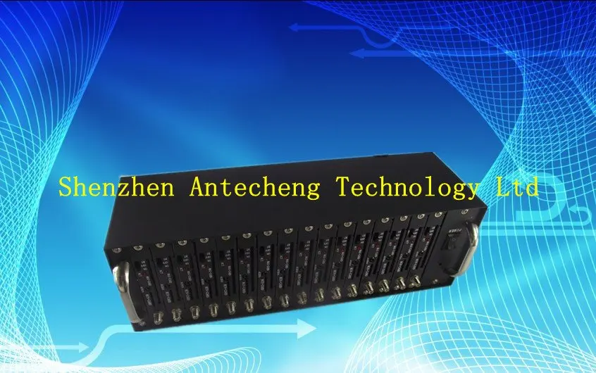16 port modem pool with Q2406 with TCP IP bulk sending SMS