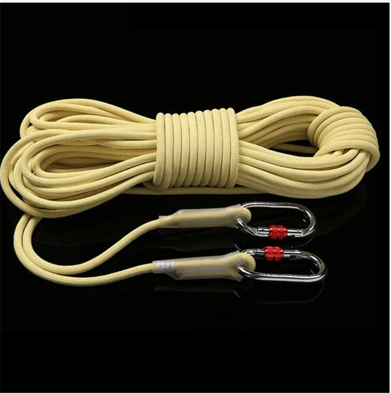 شيندا Escalada 10 M Paracord تسلق الصخور في الهواء الطلق المشي حبل إنقاذ 8 مللي متر القطر 9KN عالية قوة الحبل التخييم المعدات