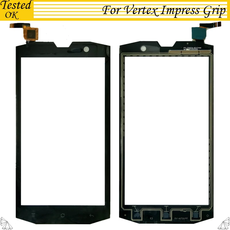 

5.0'' Mobile Phone TouchScreen For Vertex Impress Grip Touch Screen Glass Lens Digitizer Front Glass Sensor