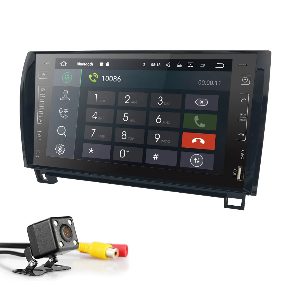 Flash Deal 2 Din Android 8.1 Car Stereo Radio For Toyota Sequoia Tundra 9" GPS Navigation WiFi 4G Bluetooth TV TPMS No-DVD Player 4