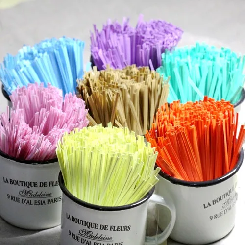 

Bakery Packaging Metallic twist tie wire for cookie candy cake bags close handmade decoration DIY