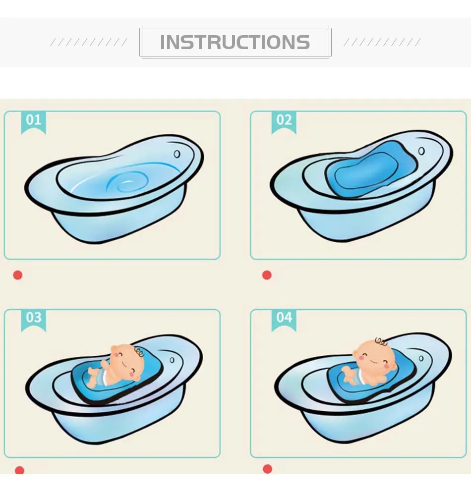 Little J Baby цветение коврик для ванной ванна для новорожденных плавающий душ Складная подставка сиденье для младенцев подушка для сиденья