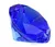 XINTOU Хрустальные шарики алмазный камень пресс-папье 3 см фэн-шуй ремесла украшения для дома ваза свадебное украшение подарок - Цвет: Blue