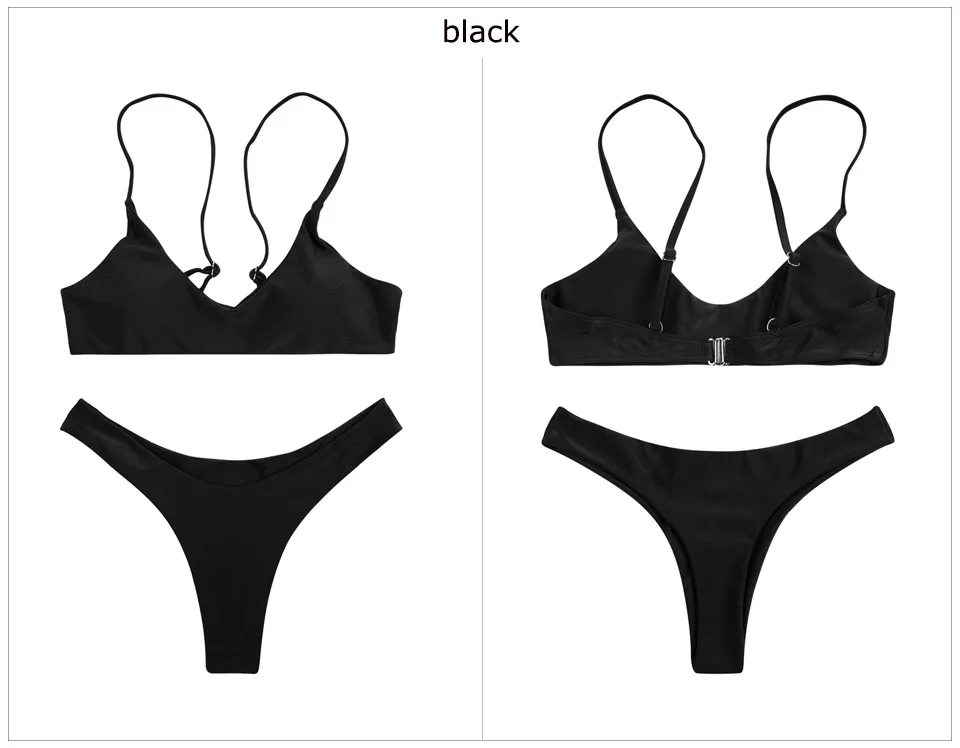 016 black bikini