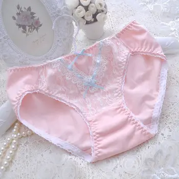 

hot sale panty Japanese cotton embroidery exquisite sexy high waist women panties underwear bragas mujer culotte femme thongs