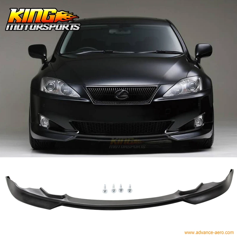 

For 06 07 08 Lexus Is250 Is350 Front Bumper Lip Bodykit PU Poly Urethane