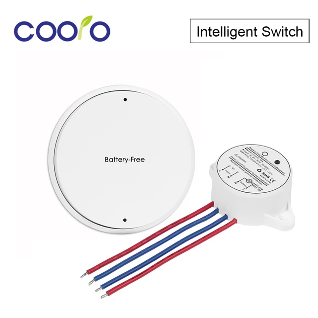 Battery Free Wireless Light Switch Rf Control Self Ed Wall Battery Free Wireless Light Switch Rf Control Self Ed Wall Kit For Home Lighting