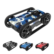 Flytec ударопрочный сплав с дистанционным управлением Управление бак с светодиодный ночной Светильник 0,5 м/с 480P WI-FI FPV 141*107*46 мм игрушки с дистанционным управлением