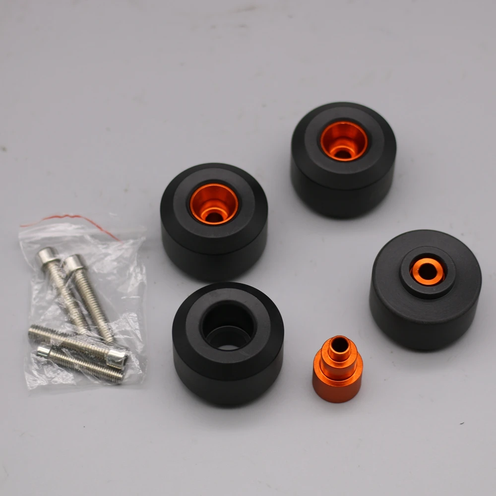 

Motorcycle front/rear Wheel Frame Slider Crash bike Protection For KTM DUKE 690 SM 690SM 690 S M 2007-2008