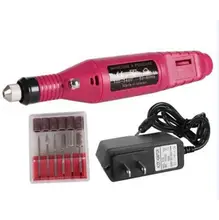 BellyLady 20000 RPM Electric Pen-Shape Pedicure Manicure Machine Nail Art File Drill + 6 Bits nail drill 30000 rpm manicure machine nail drill file drill bits pedicure kit