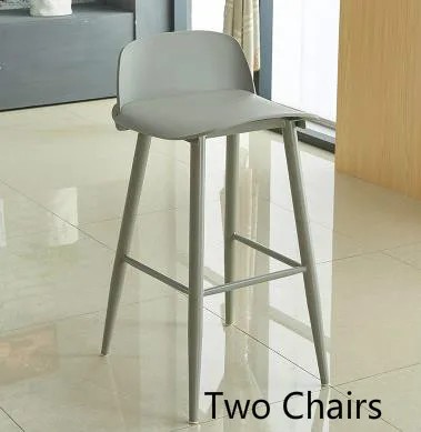 Луи Мода барные стулья скандинавские креативные пластиковые высокие стулья - Цвет: G3