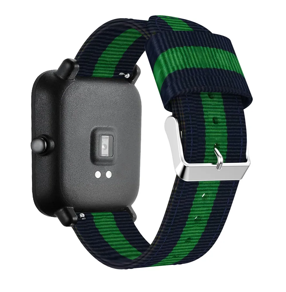 20 мм ремешок для часов Xiaomi Huami Amazfit Bip браслет спортивные хорошие аксессуары