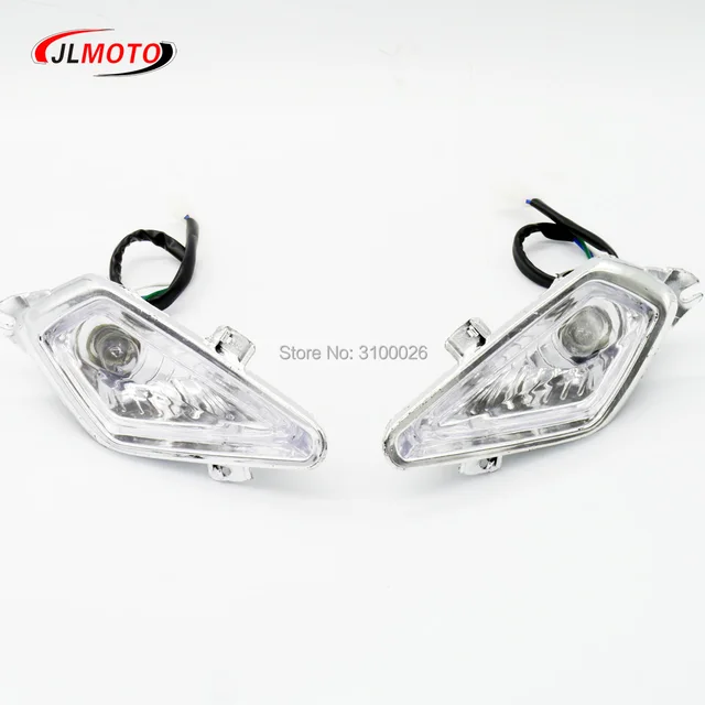 1Pair/2pcs Front Light of Jinling Actionbikes Nirtro 50cc 70cc 110cc 125cc Kids Mini ATV Quad Bike JLA-07-06 S-12 S-14 Parts 1