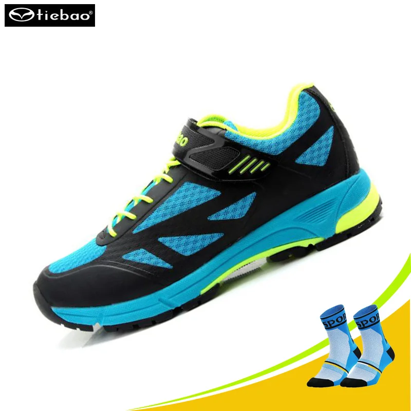 

TIEBAO Professional Cycling Shoes Men Women Riding Bicycle eur 38 39 Self-Locking Mountain Bike Shoes Sapatilha Ciclismo Mtb