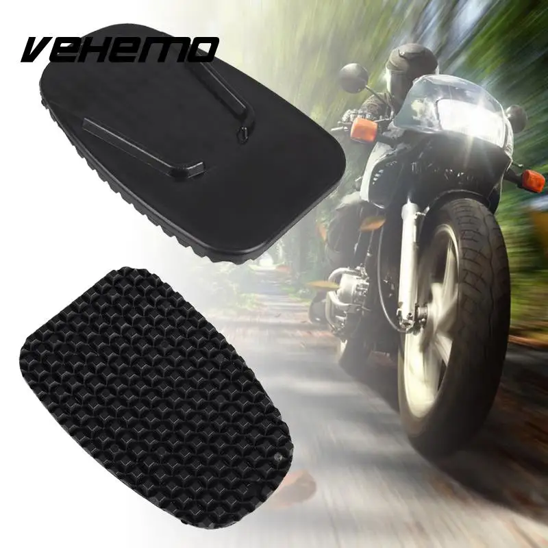 

Vehemo Universal Motorcycle Kickstand Non-Slip Plate Stand Support Plastic Pad