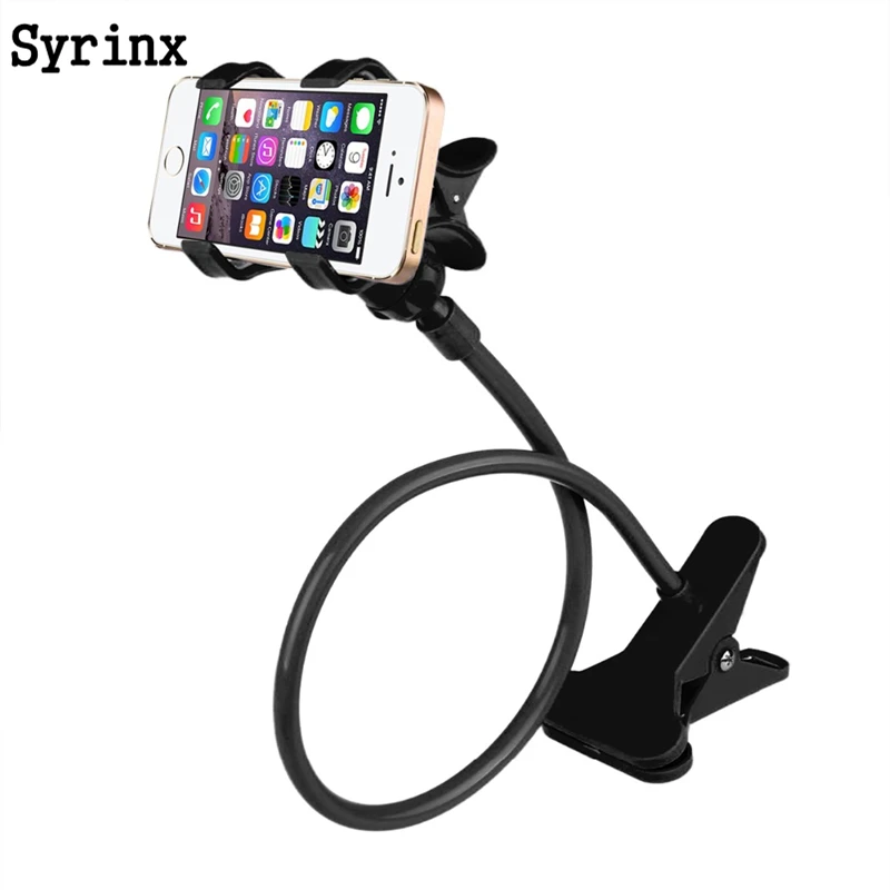 

Syrinx Long Arm Lazy Phone Holder Mobile Phone Flexible Bed Desk Table Stand Clip Bracket For iPhone X 7 6S Huwei Samsung Stand