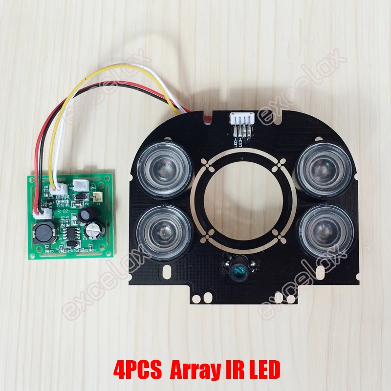 10" CCTV Camera Housing & Bracket & Array LED IR Board 344x140x102mm IP66 Waterproof Outdoor Enclosure-Zoom Box Bullet Camera