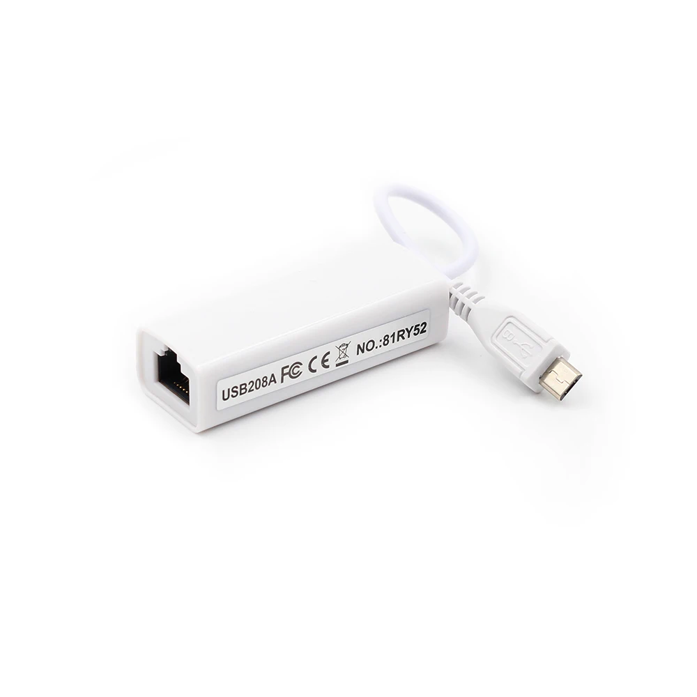 Адаптер Ethernet Micro USB RTL8152 к RJ45 LAN карте 10/100 м сетевая карта для Android планшета ПК
