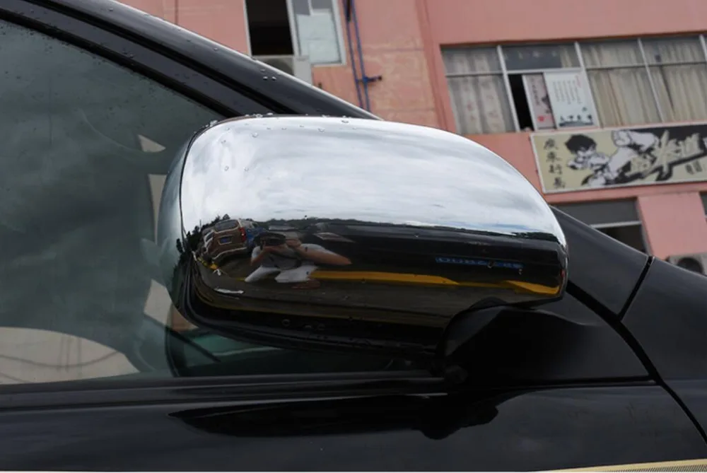 

ABS Chrome Side Wing Rearview Rear View Mirror Cover Trim For Toyota 4Runner 2003 2004 2005 2006 2007 2008 2009