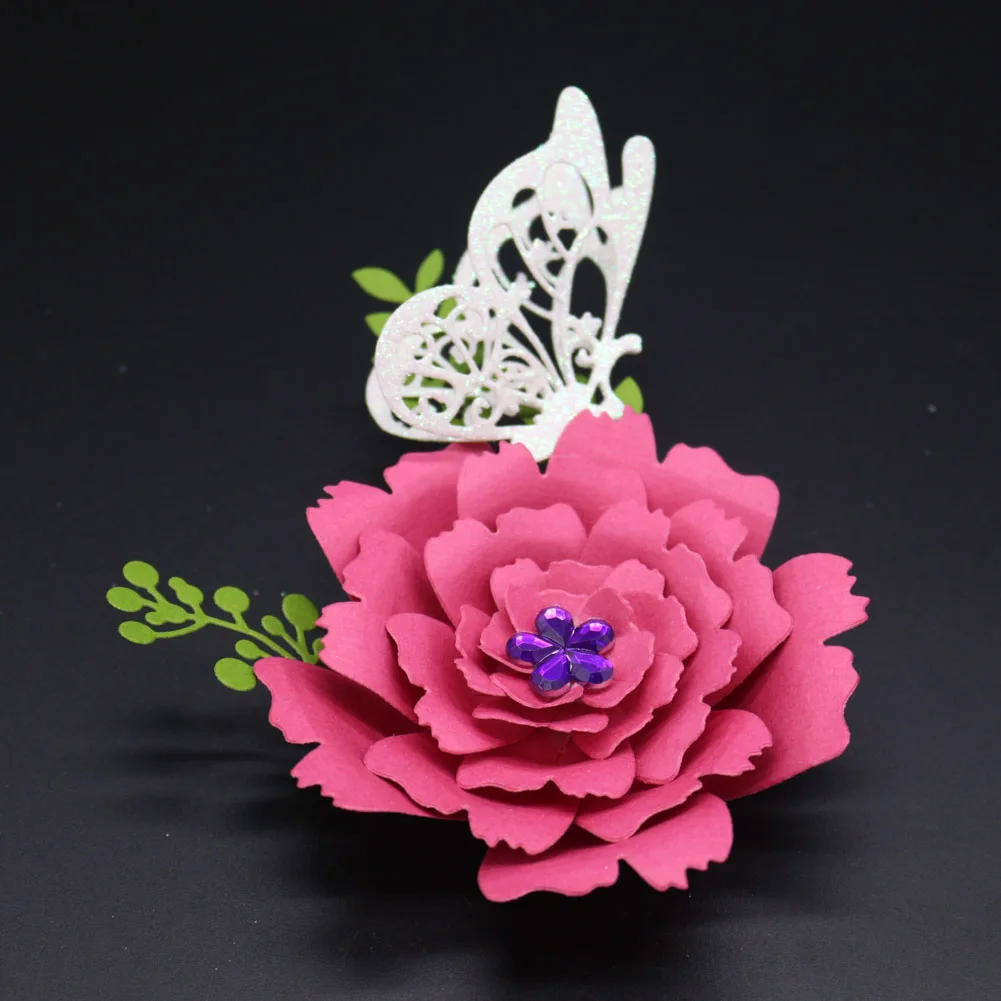 Lovely Bloosom Flowers Cutting Dies Scrapbooking Photo Decor Embossing Making Pr