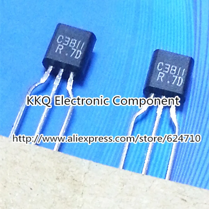 2pcs FAIRCHILD BC184C TO-92 Silicon NPN Small Signal Transistor – New, RH-896001