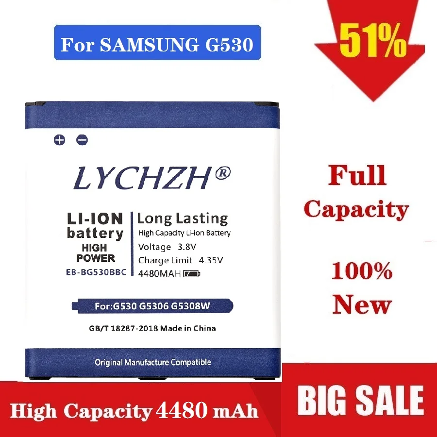 

G530 G5306 Battery EB-BG530CBE EB-BG531BBE for Samsung Galaxy Grand Prime J3 2016 J320F j2 prime G5308W G530 G530H G531F J5 2015