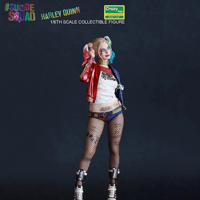 Сумасшедшие игрушки 1:6 DC отряд самоубийц Харли Куинн Джокер фигурку ПВХ кукла