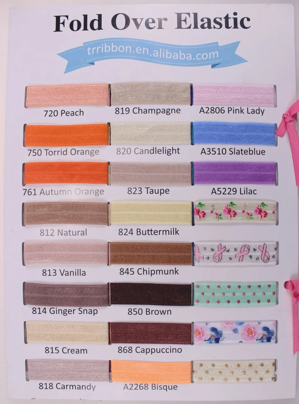 FOE color chart 2(back side)