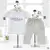 Crianças Conjunto de Roupas de Bebê Meninos Verão Algodão de Manga Curta Calças + Camisa Set Esporte Crianças 2 Peças Se Adapte Tarja Bebê roupas Conjuntos