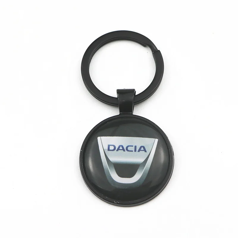 Эмблема значок автомобиля черный брелок для Renault Lada opel saab Dacia Ssangyong Fiat Abarth Alfa Romeo автомобильный брелок с кольцом для укладки