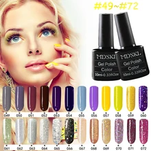 MDSKL 132 Colors Gel Nail Polish Long-lasting Soak-off Gel Varnishes Beauty Gel Lacquer UV Lamp or LED Lamp Nail Varnish