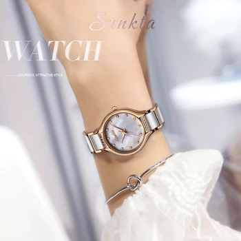 

Women Watches Top Brand Luxury Japan Quartz Movement Stainless Steel Gold Sliver Strap Waterproof Watches Women Relogio Feminino