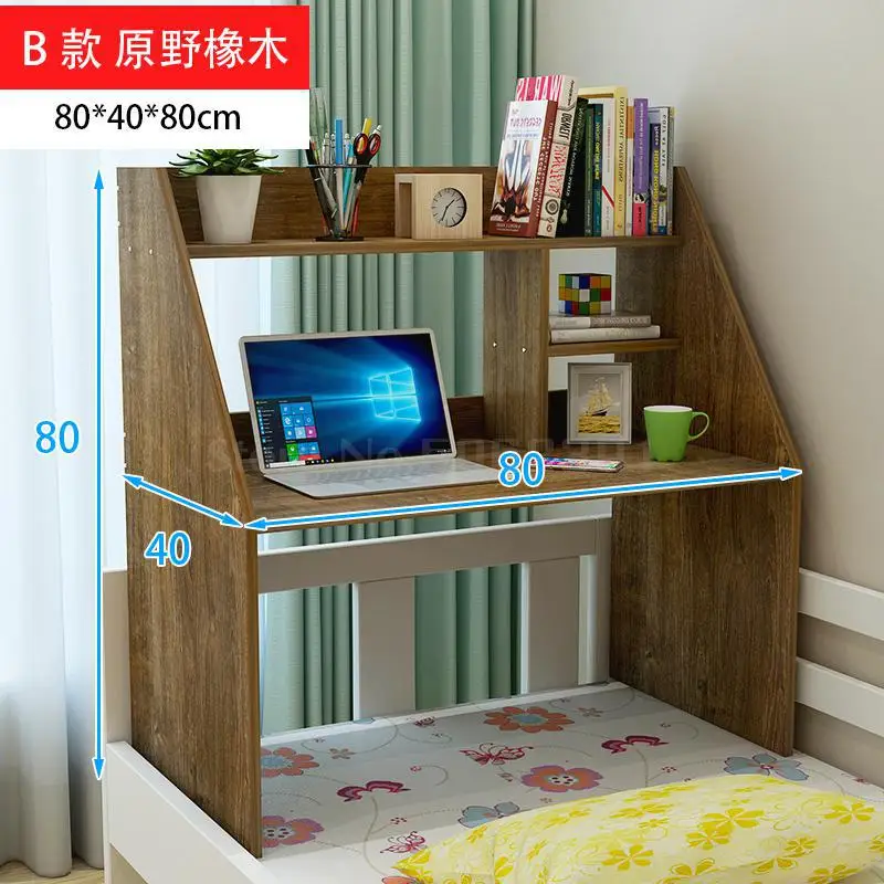 Bed, Desk, Notebook, Computer Desk, College Dormitory With A Simple Desk For The Lazy Bedroom - Цвет: Same as picture 9