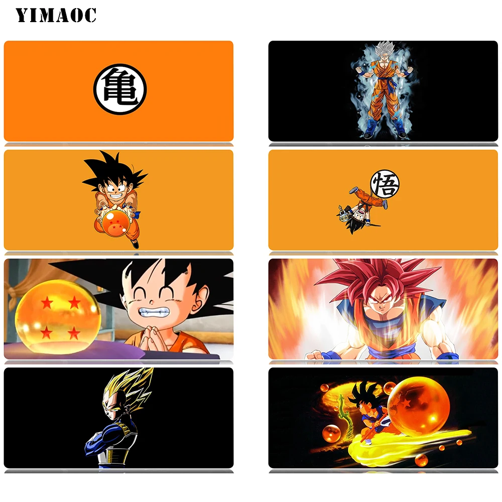 

YIMAOC Dragonball Super Mouse Pad 40x90 cm Computer Mousepad Anti-slip Natural Rubber Gaming Mouse Mat