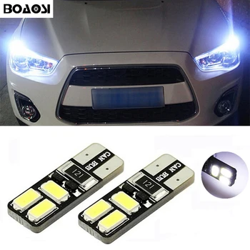 

BOAOSI 2x W5W LED Auto Lamp Light bulbs with Projector Lens For Mitsubishi asx lancer 10 outlander 2013 pajero l200 Expo