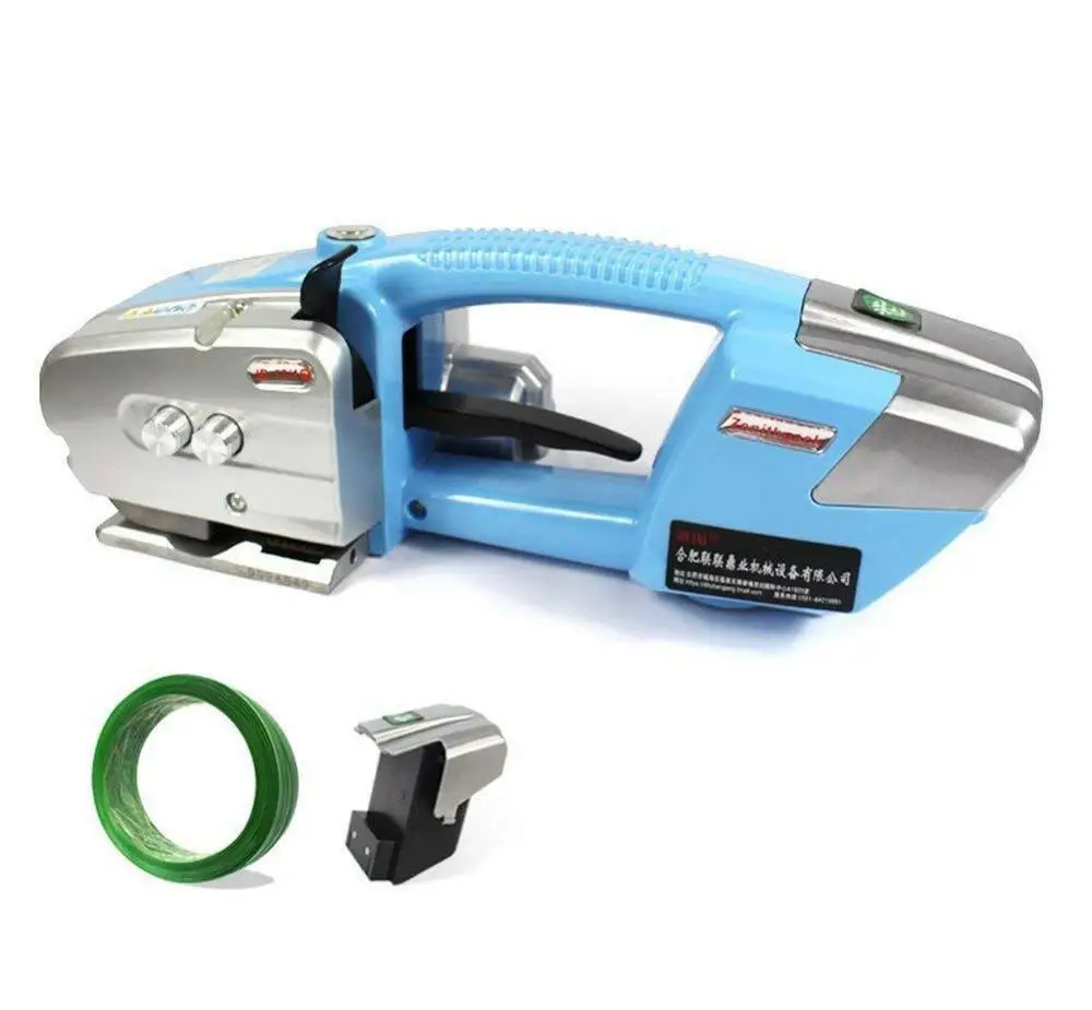  220V Portable Electric Plastic Steel Belt Strapping Machine for PP or PET Strap Strapping Width13-1