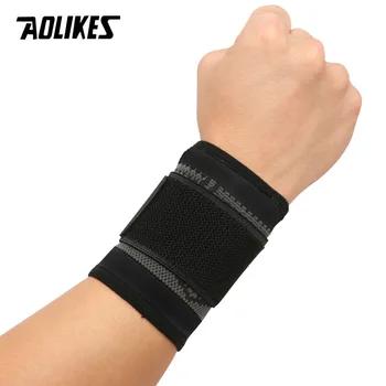 AOLIKES 1 stks 3D Weven Bandjes Fitness Polsband Crossfit Gym Badminton Powerlifting Pols Brace Pols Wraps Protector