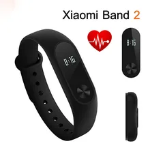Original Xiaomi Mi Band 2 Smart Wristband Bracelet All Compatible Miband OLED Touchpad Sleep Monitor Heart Rate Mi Band2