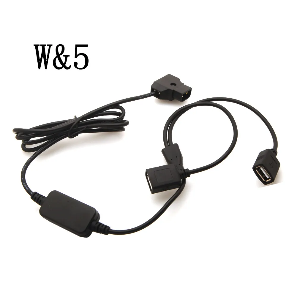 

WANSEN New P-Tap D-Tap Power Tap 14.8v Battery to Two Female USB 5v 2A DC Power Adapter