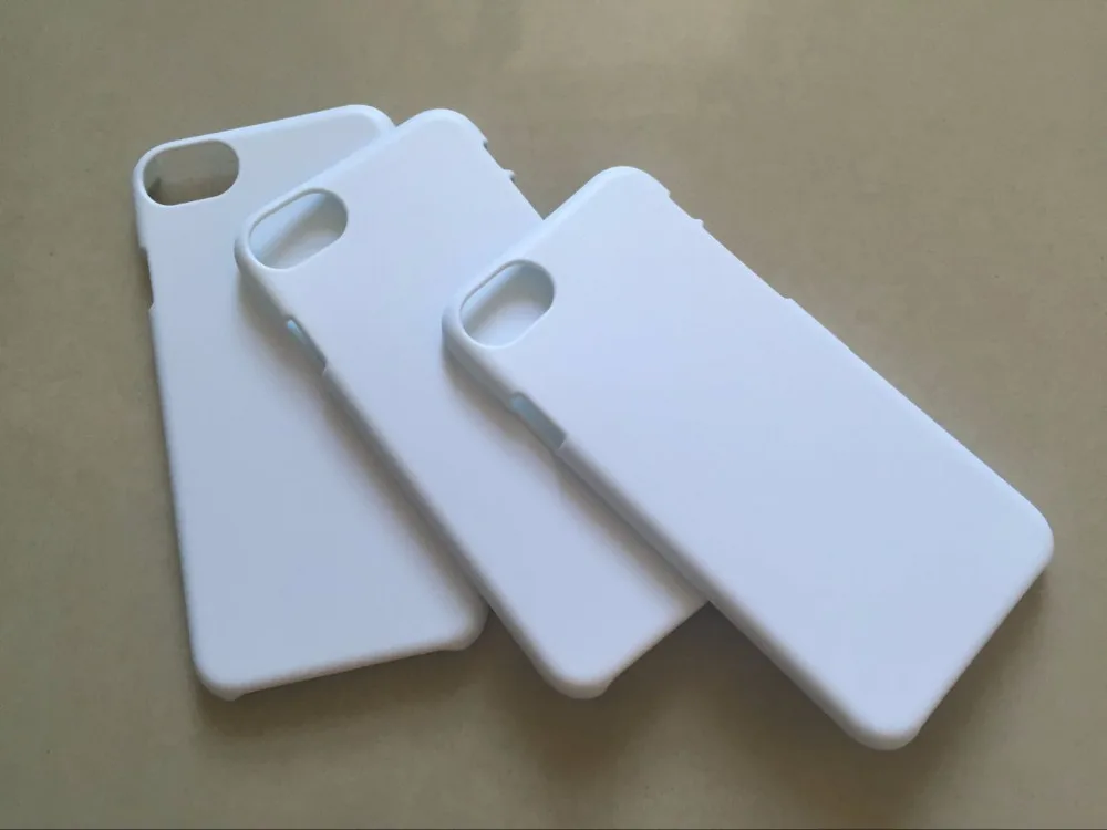 

New Arrival for iphone7 / 7plus sublimation 3D case 3d blank cover for iphone 7 plus 3d white case 20pcs/Lot