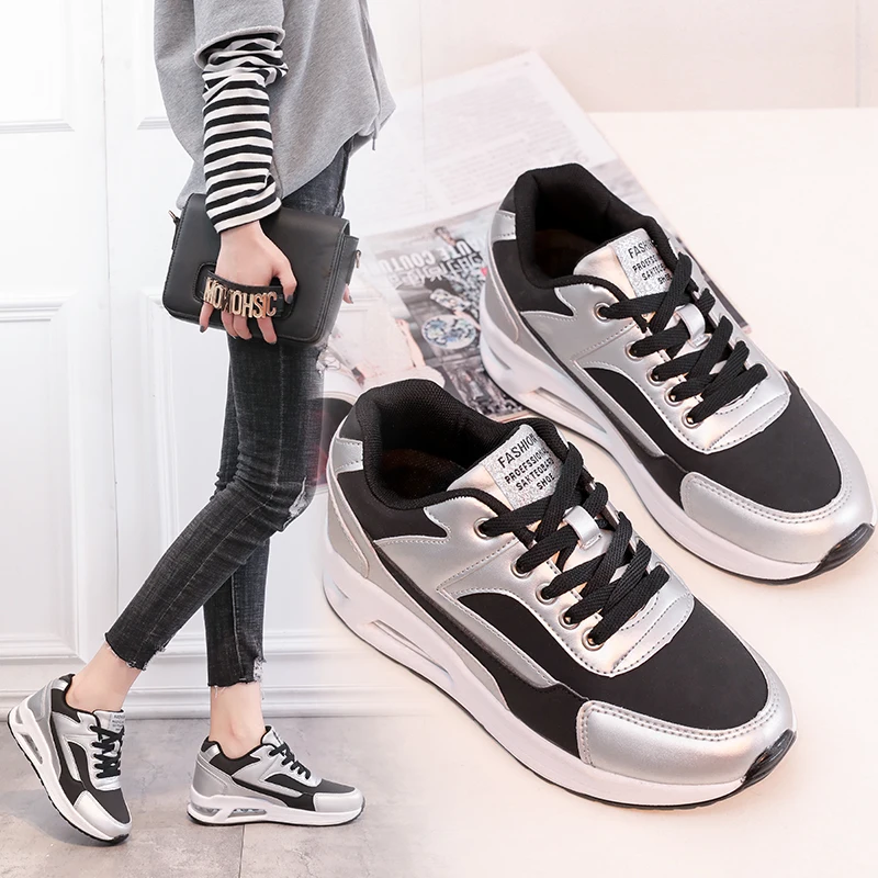 

Running shoes women sneakers Female autumn New high quality Lightweight Heighten Outdoor sport shoes women sneakers Female