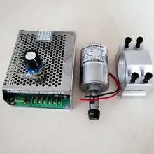 200 Вт двигатель шпинделя постоянного тока+ 52 мм зажим(отправить четыре винта)+ регулятор скорости питания Регулятор скорости для DIY гравировки