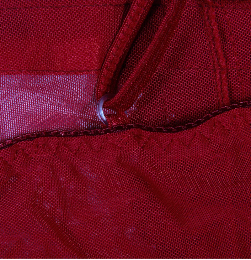 Lurehooker размера плюс сексуальное женское белье красное перспективное кружевное газовое платье для сна с глубоким v-образным вырезом и бантом Эротическое нижнее белье пижамы
