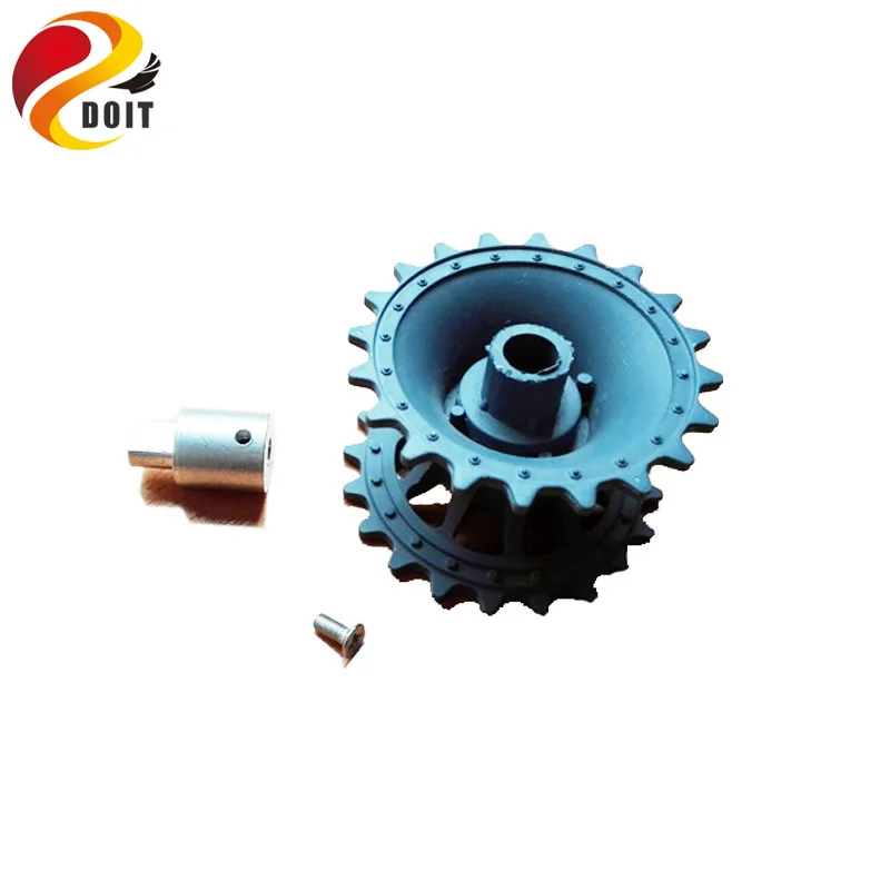 

Original DOIT 2pcs Plastic Driving Wheel 4mm 5mm 6mm Coupling Connector for Tank Chassis Tracked Vehicle Caterpillar Walee Tyre