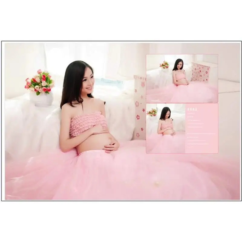 

Maternity Photography Props Clothes Pregnancy Gown Lace Dress Set Dresses For Pregnant Women Clothing Photo Portrait Hot Sale