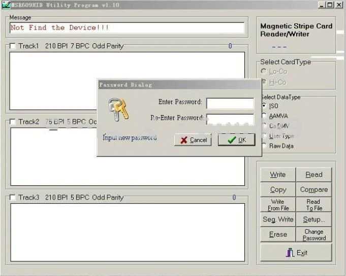 magnetic strip reader writer software Curved cock tube