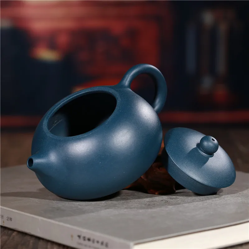 230ml Yixing Tianqing Bianxi Shi Pure Handmade Zisha Teapot Tea Set Smooth water WSHYUFEI