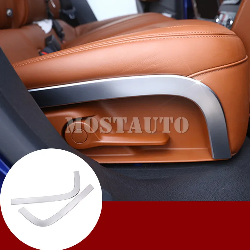 

Для Maserati Levante ABS внутренняя заднего сиденья монтируемая боковая рама накладка 2016-2021 2 шт. автомобильные аксессуары интерьера автомобиля декор уравновешивание автомобиля